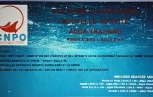 NOUVELLE ACTIVITE : AQUA TRAINING